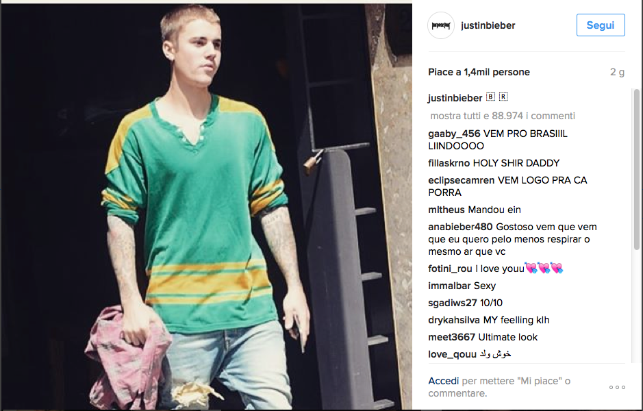 Justin Bieber ha detto no a Donald Trump Justin Bieber ha detto no a Donald Trump