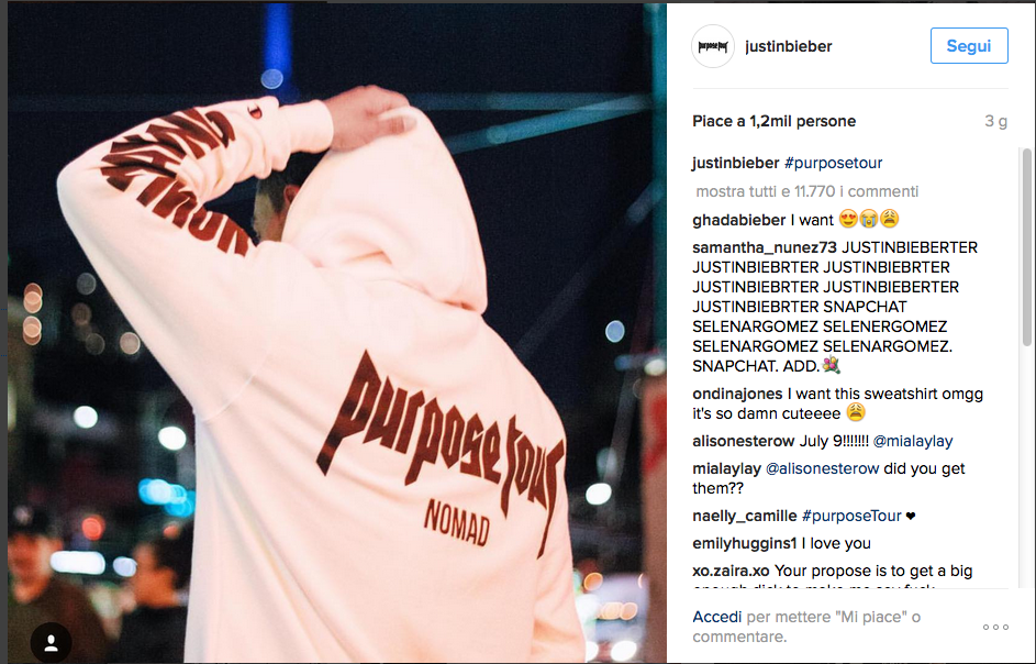 Justin Bieber ha detto no a Donald Trump Justin Bieber ha detto no a Donald Trump