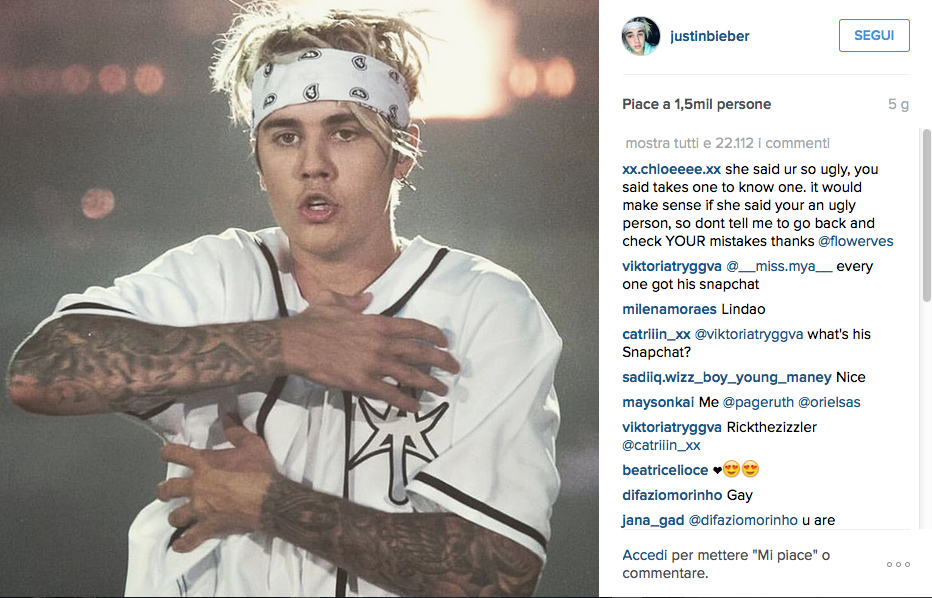 Justin Bieber ha detto no a Donald Trump Justin Bieber ha detto no a Donald Trump