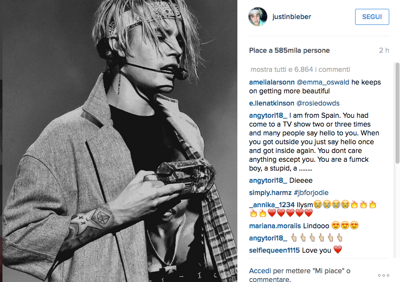 Justin Bieber ha detto no a Donald Trump Justin Bieber ha detto no a Donald Trump