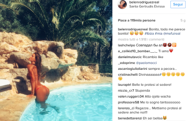 Belén Rodriguez smentisce: “Il mio lato b non è rifatto”