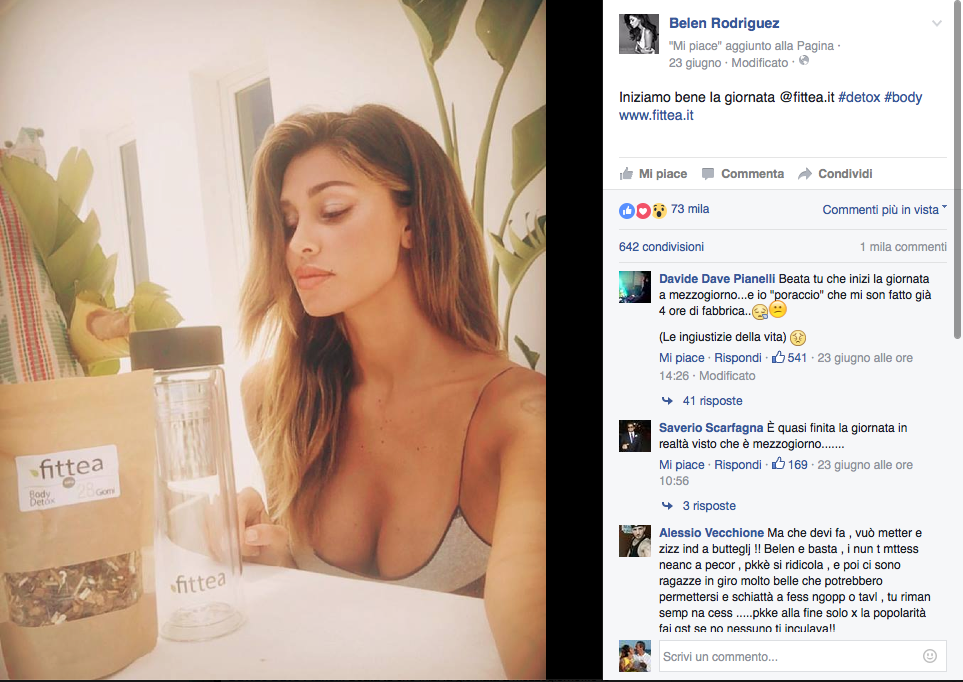 Ad Andrea Iannone sedurre Belén è costato caro Ad Andrea Iannone sedurre Belén è costato caro