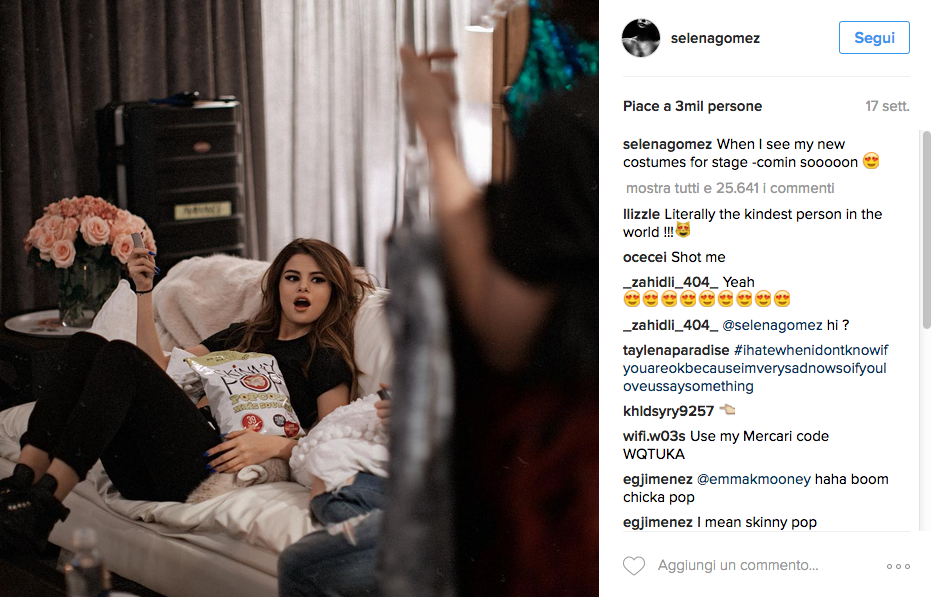 Selena Gomez da record: 100 milioni di follower su Instagram Selena Gomez da record: 100 milioni di follower su Instagram