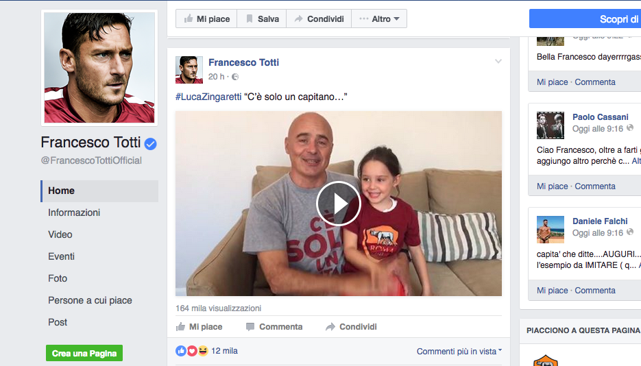 #Totti40: 300 vip e decine di auguri per il compleanno del Capitano #Totti40: 300 vip e decine di auguri per il compleanno del Capitano