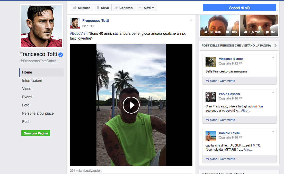 #Totti40: 300 vip e decine di auguri per il compleanno del Capitano #Totti40: 300 vip e decine di auguri per il compleanno del Capitano