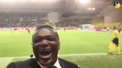 Desailly, esultanza virale al gol del Monaco | video
