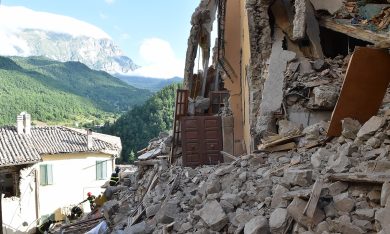 Il terremoto e la montagna futura