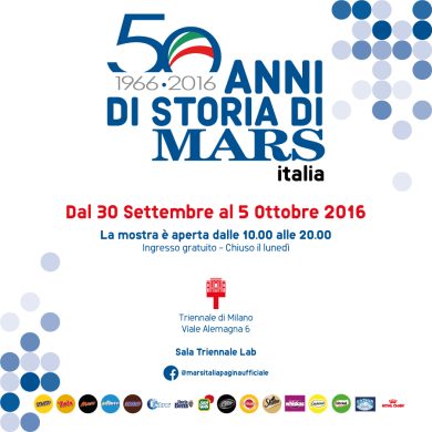 Mars celebra i 50 anni in Italia con una mostra