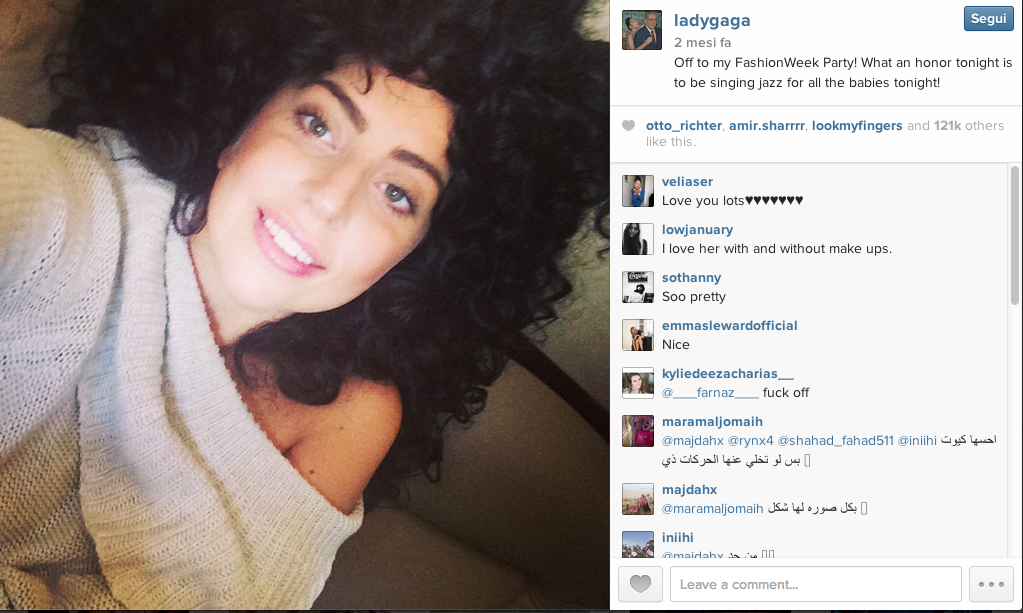 Lady Gaga: “Via la maschera, sono cresciuta” Lady Gaga: “Via la maschera, sono cresciuta”