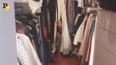 Michelle Hunziker ed Aurora Ramazzotti. La gag video