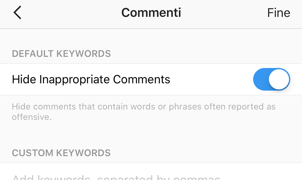 Instagram: come eliminare i commenti indesiderati Instagram: come eliminare i commenti indesiderati