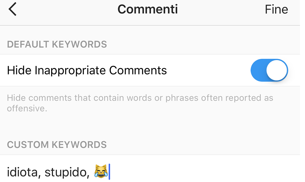 Instagram: come eliminare i commenti indesiderati Instagram: come eliminare i commenti indesiderati