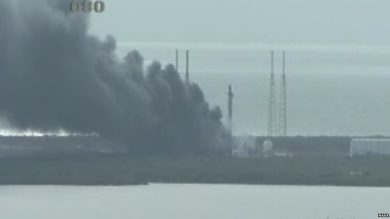 Esplosioni a Cape Canaveral durante un test del Falcon 9 SpaceX – foto e video