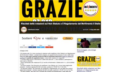 Il M5S vota il nuovo regolamento. Ma non raggiunge il quorum