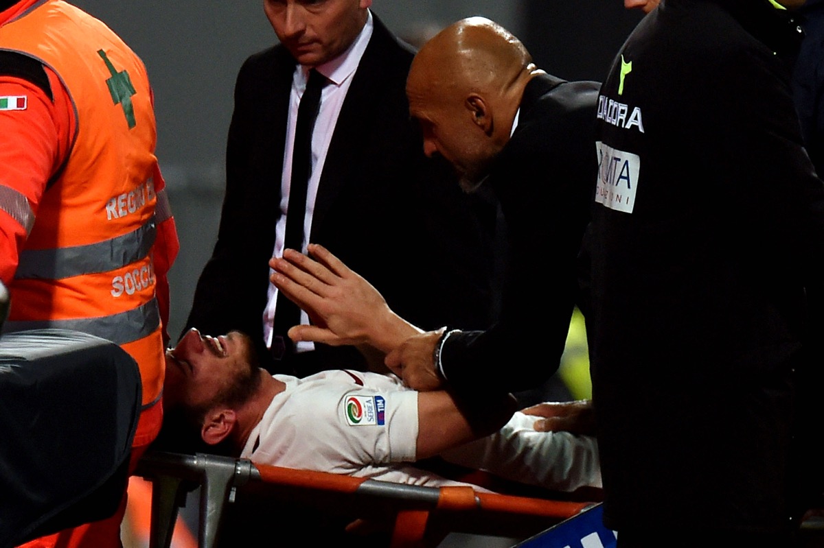 Roma, dramma Florenzi: rottura del crociato, 4-6 mesi di stop