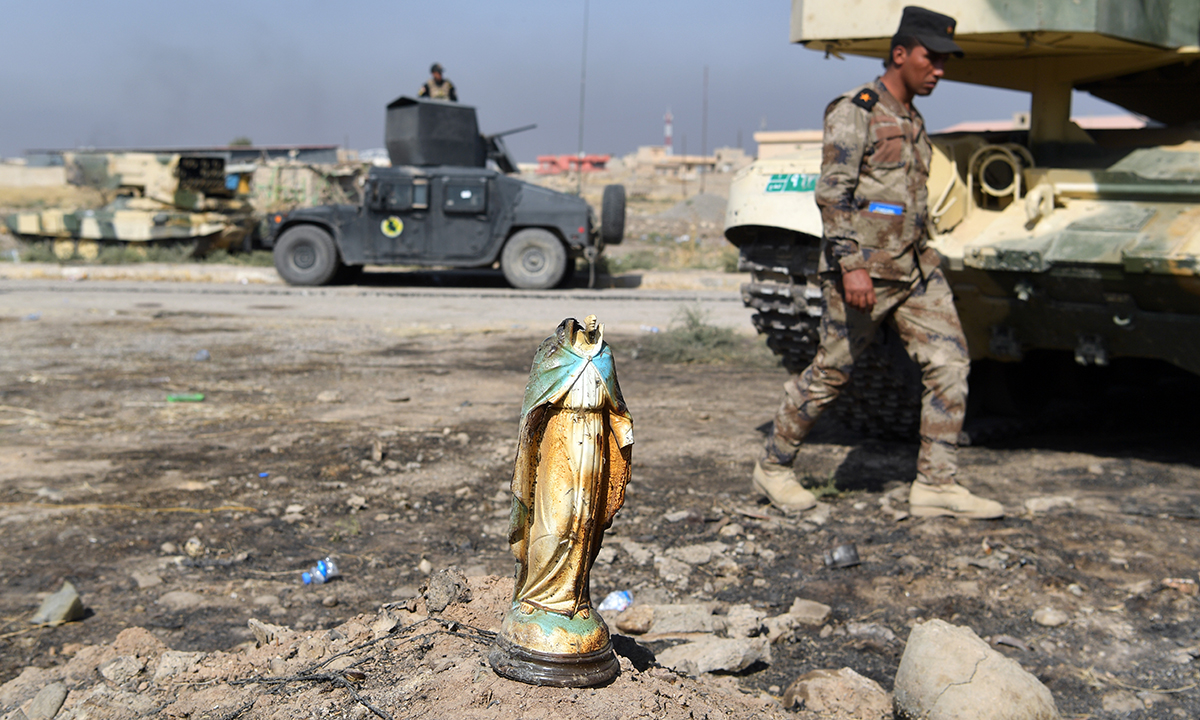 Iraq, le chiese cristiane devastate dall’Isis – Foto