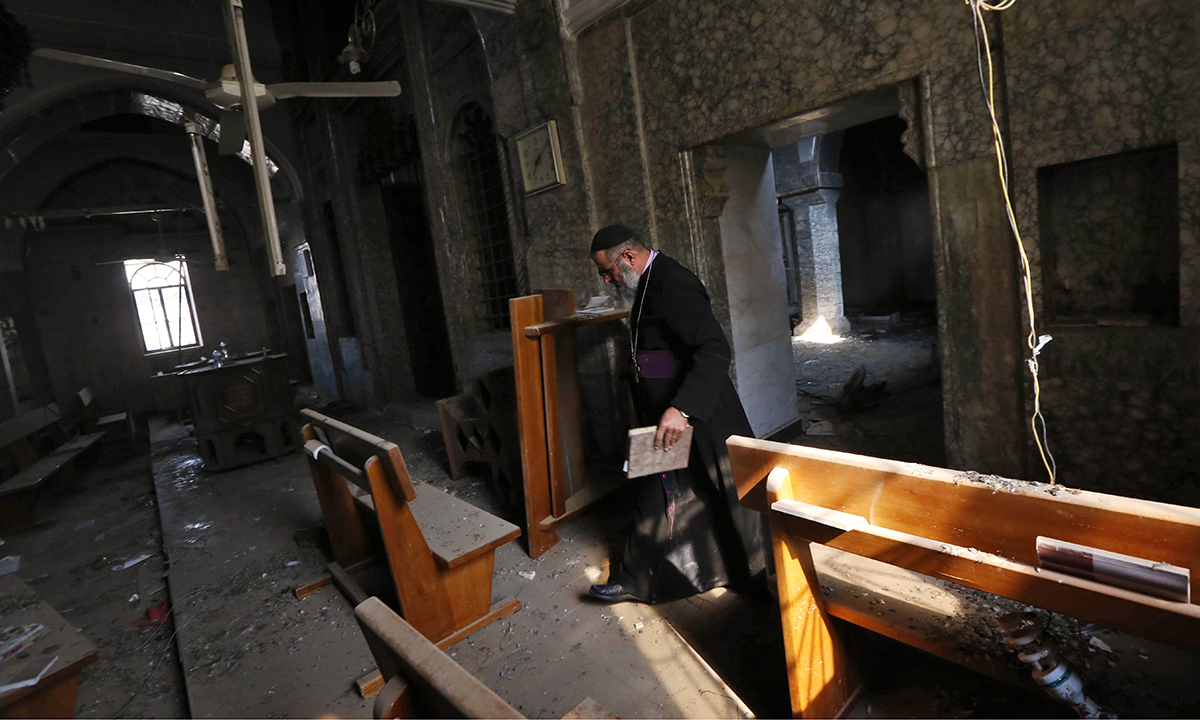 Iraq, le chiese cristiane devastate dall’Isis – Foto