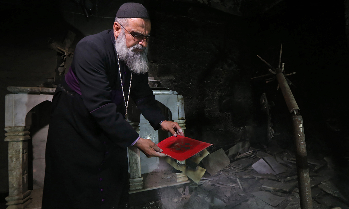 Iraq, le chiese cristiane devastate dall’Isis – Foto