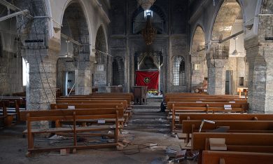 Iraq, le chiese cristiane devastate dall’Isis – Foto
