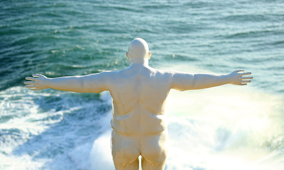 Sculture in riva al mare a Sydney – Foto