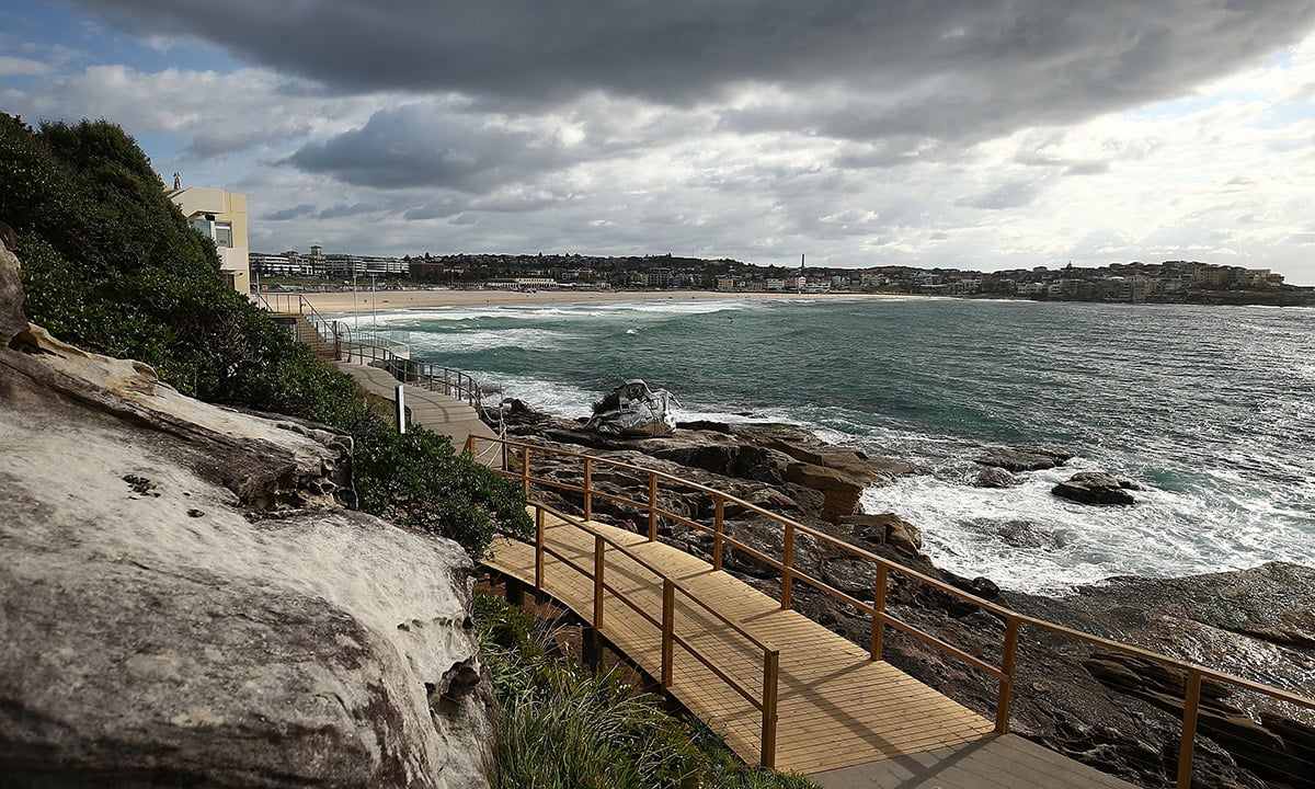 Sculture in riva al mare a Sydney – Foto