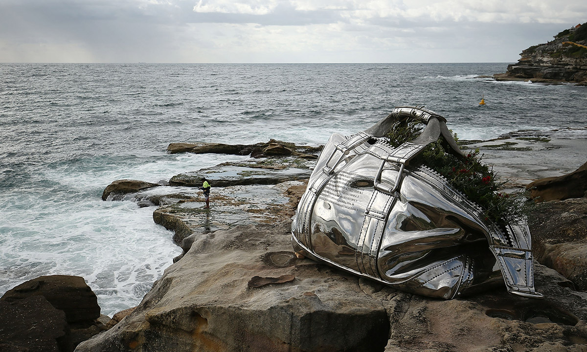 Sculture in riva al mare a Sydney – Foto