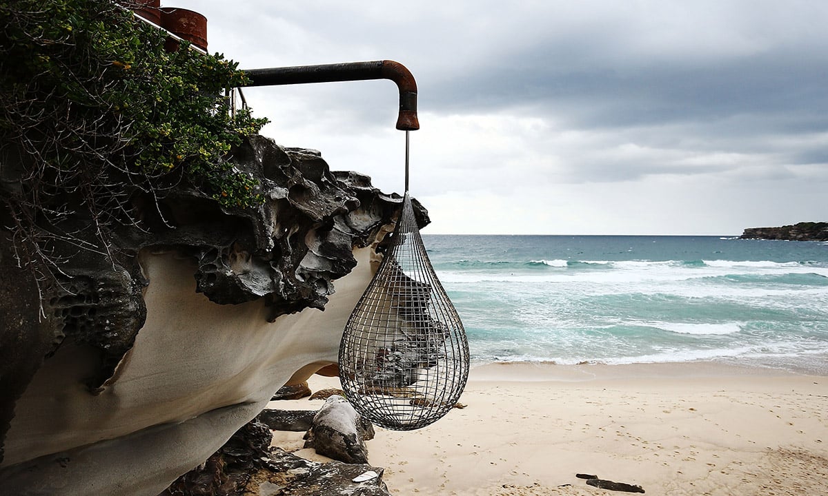 Sculture in riva al mare a Sydney – Foto