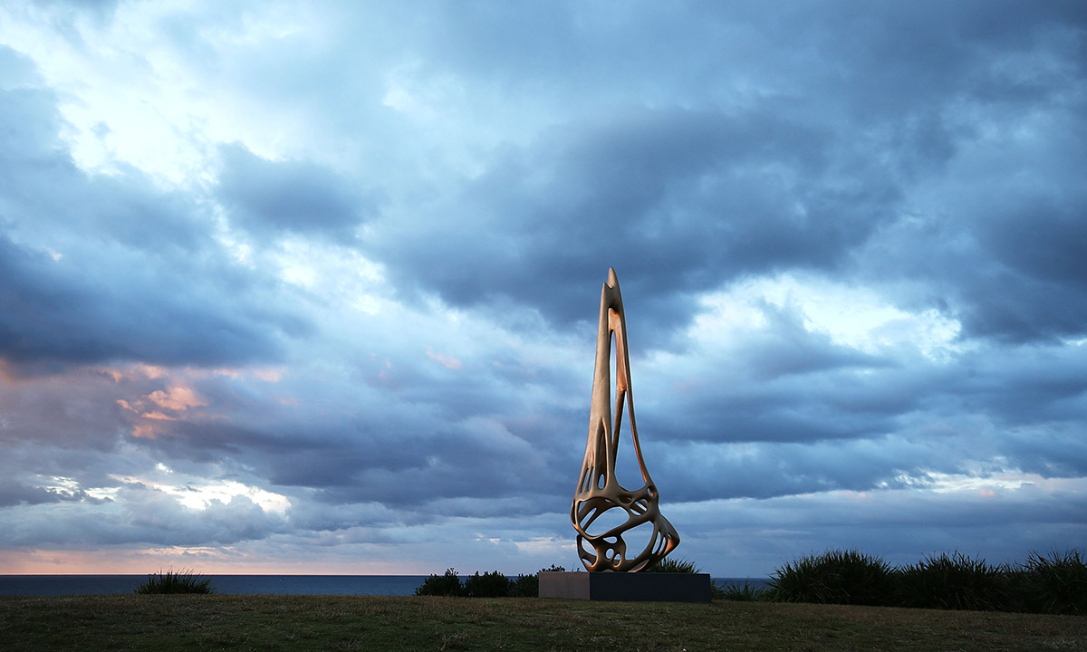 Sculture in riva al mare a Sydney – Foto