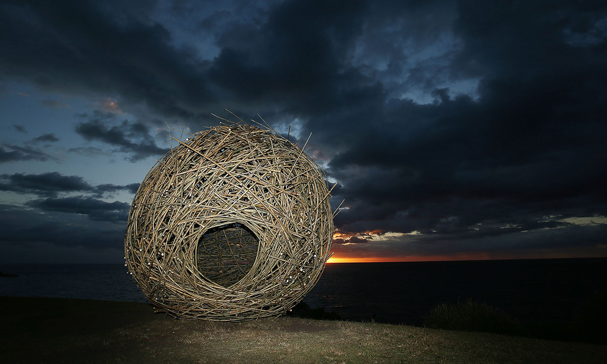 Sculture in riva al mare a Sydney – Foto