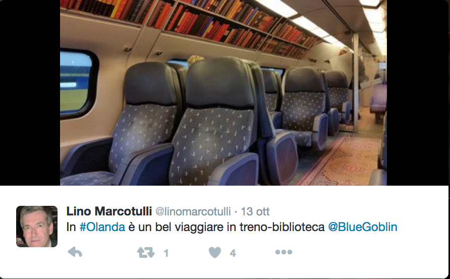 Olanda, il treno si trasforma in biblioteca Olanda, il treno si trasforma in biblioteca