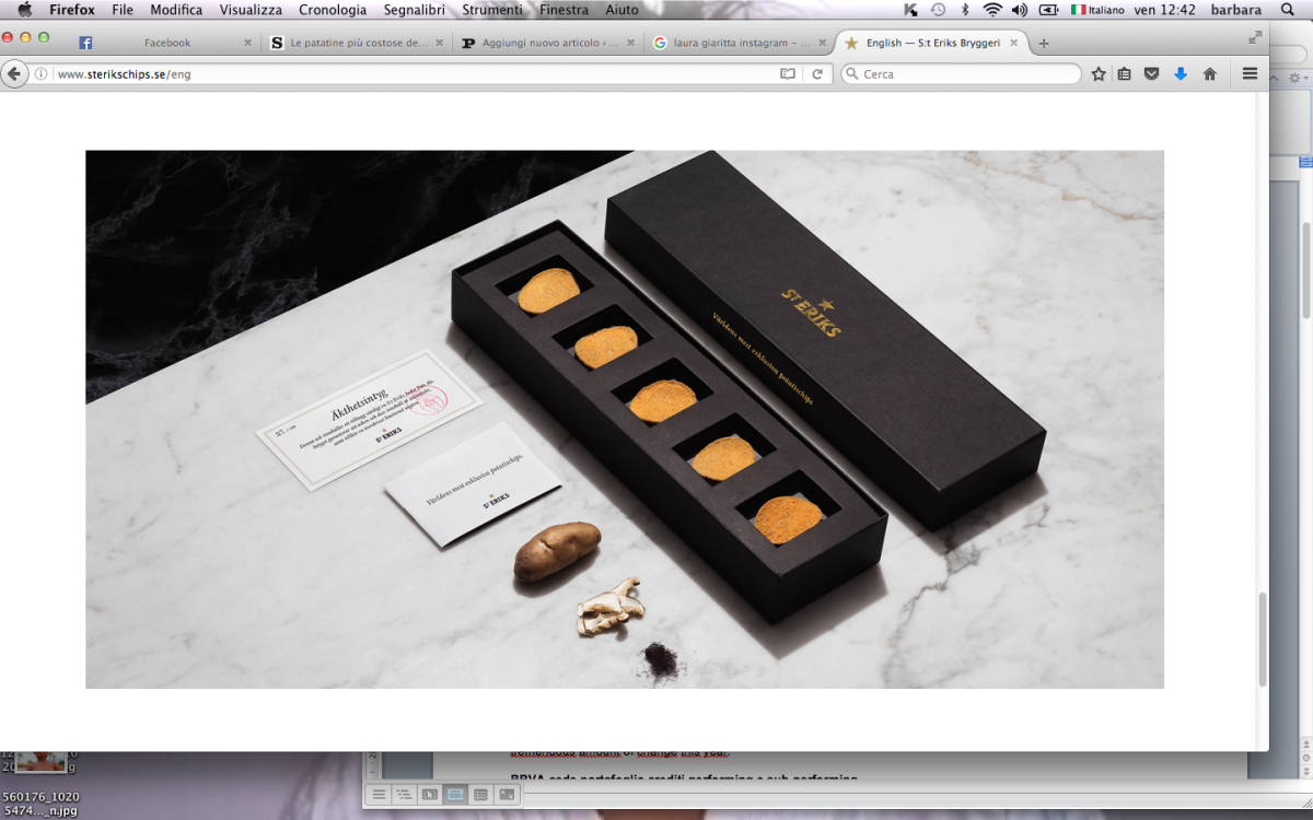 Galleria foto 'Vengono dalla Svezia le più costose patatine del mondo' - foto 2