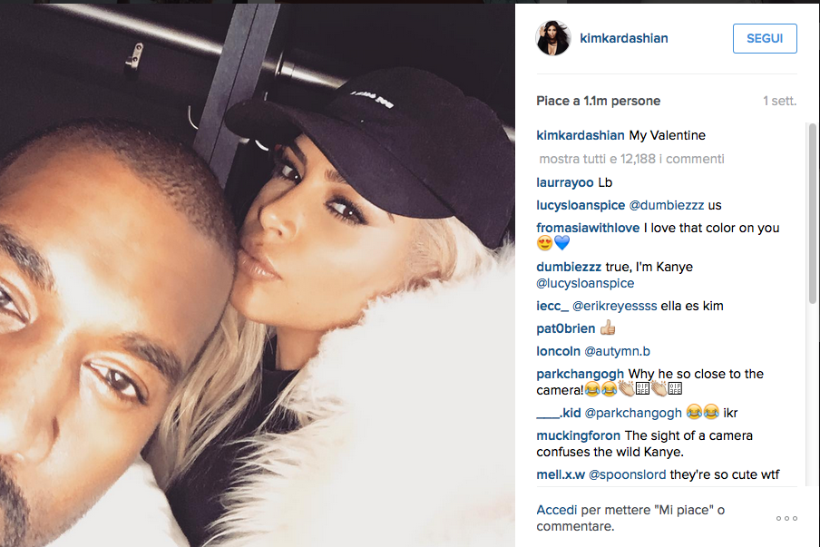 Kanye West regala orecchini da 45.000 dollari a Kim Kardashian Kanye West regala orecchini da 45.000 dollari a Kim Kardashian