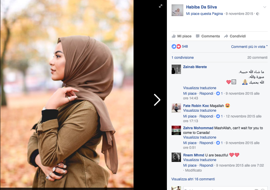 La blogger musulmana che vende hijab personalizzati La blogger musulmana che vende hijab personalizzati