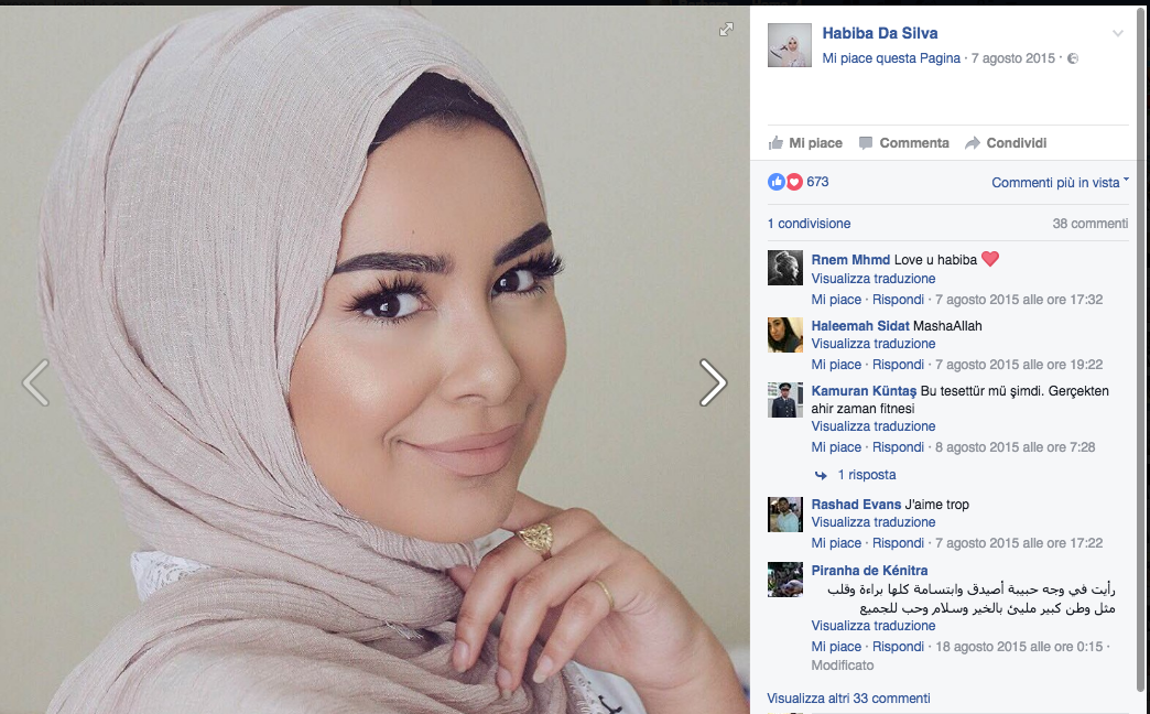 La blogger musulmana che vende hijab personalizzati La blogger musulmana che vende hijab personalizzati