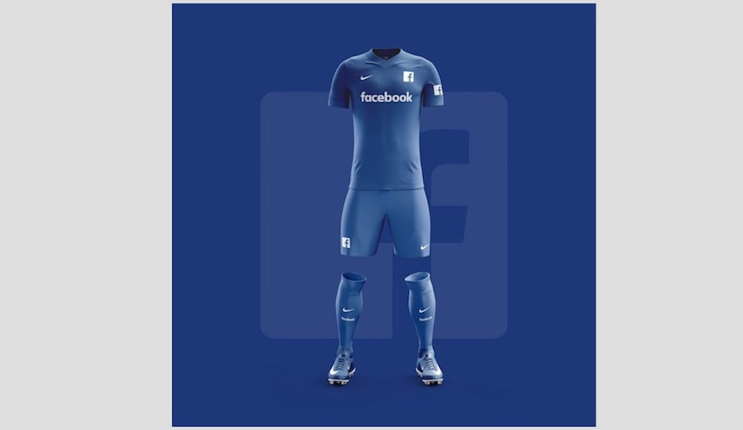Ecco le divise da calcio di Facebook e Twitter