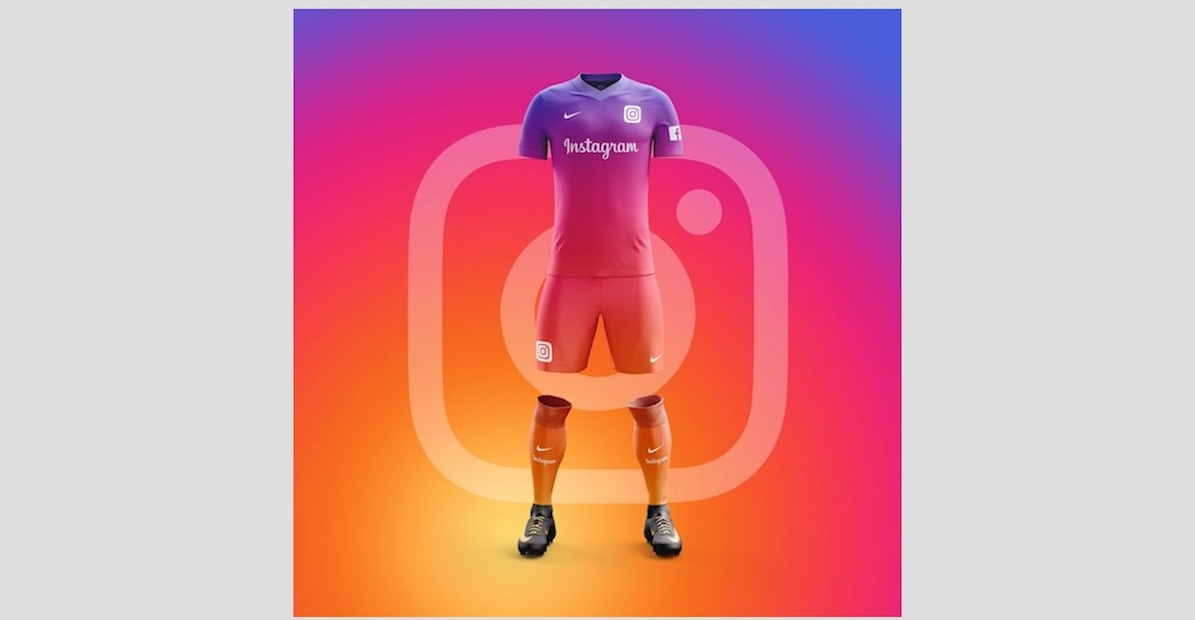 Ecco le divise da calcio di Facebook e Twitter