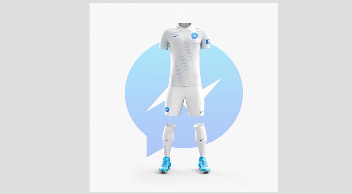 Ecco le divise da calcio di Facebook e Twitter