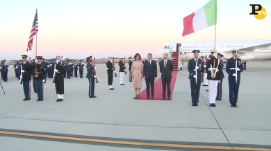 L’arrivo di Renzi a Washington