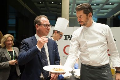 Andrea Berton e il risotto alla pizzaiola per Panorama d’Italia – FOTO e VIDEO