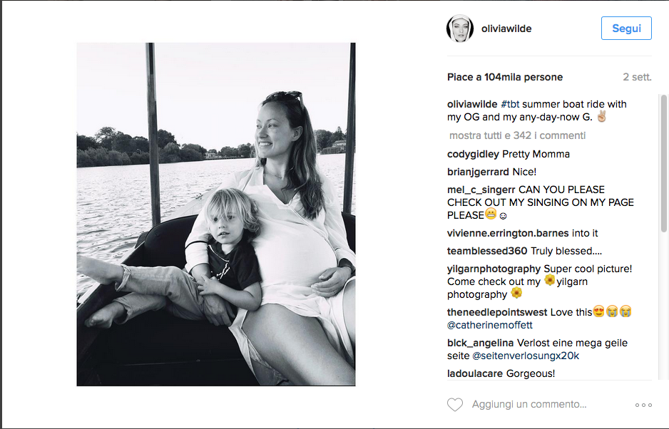 Olivia Wilde mamma bis Olivia Wilde mamma bis