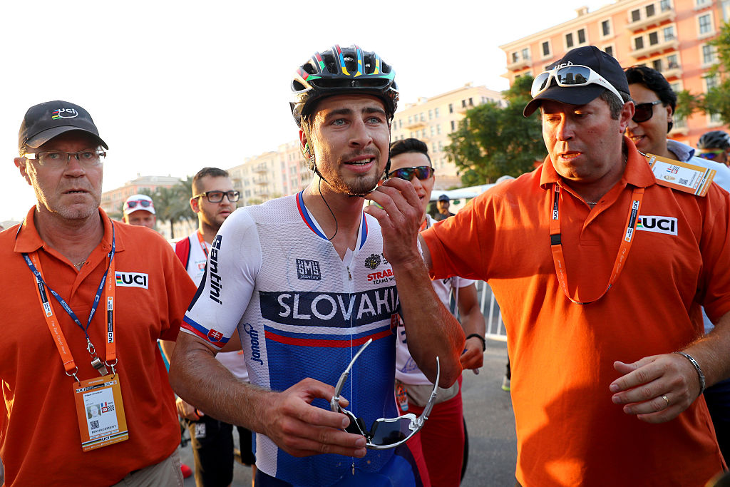 Ciclismo: Peter Sagan fa il bis, è ancora campione del mondo su strada Ciclismo: Peter Sagan fa il bis, è ancora campione del mondo su strada