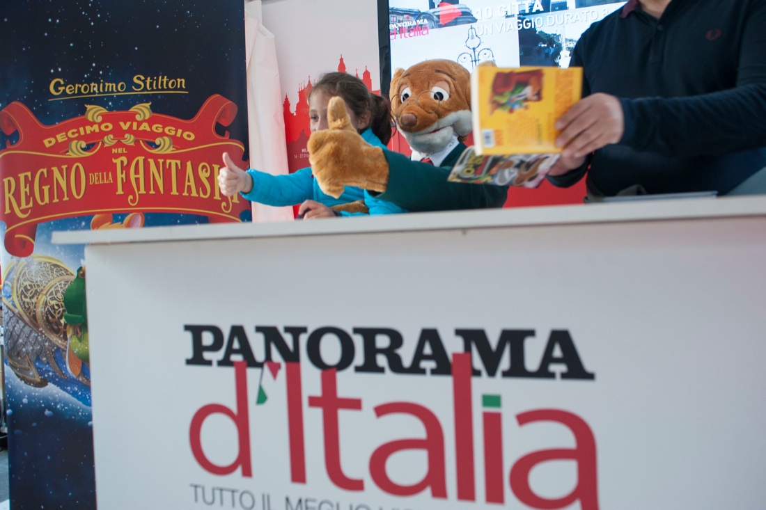 Geronimo Stilton incontra i suoi amici lettori a Milano