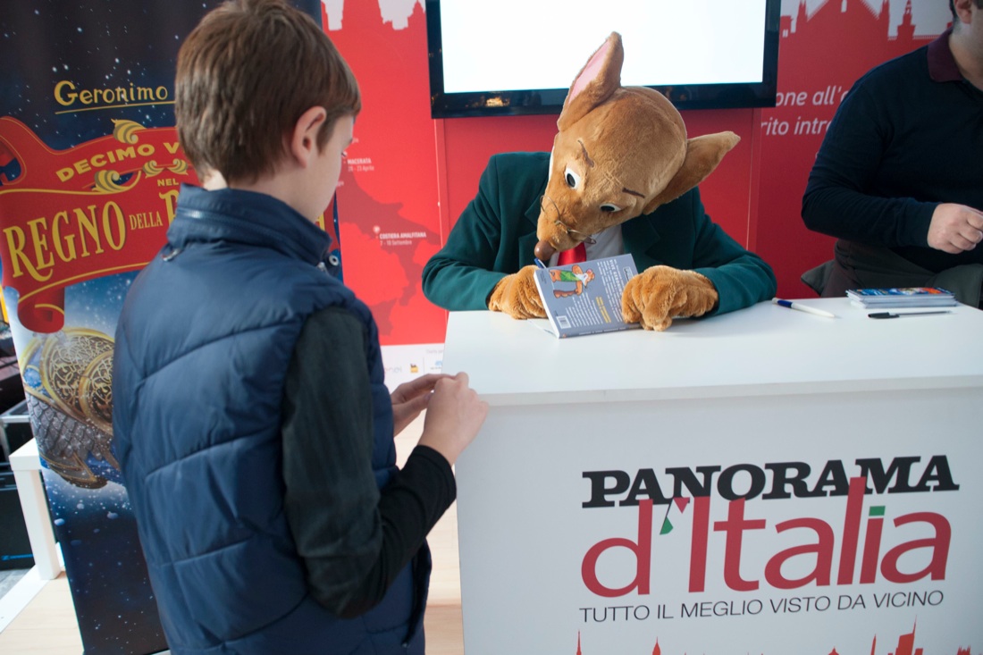 Geronimo Stilton incontra i suoi amici lettori a Milano