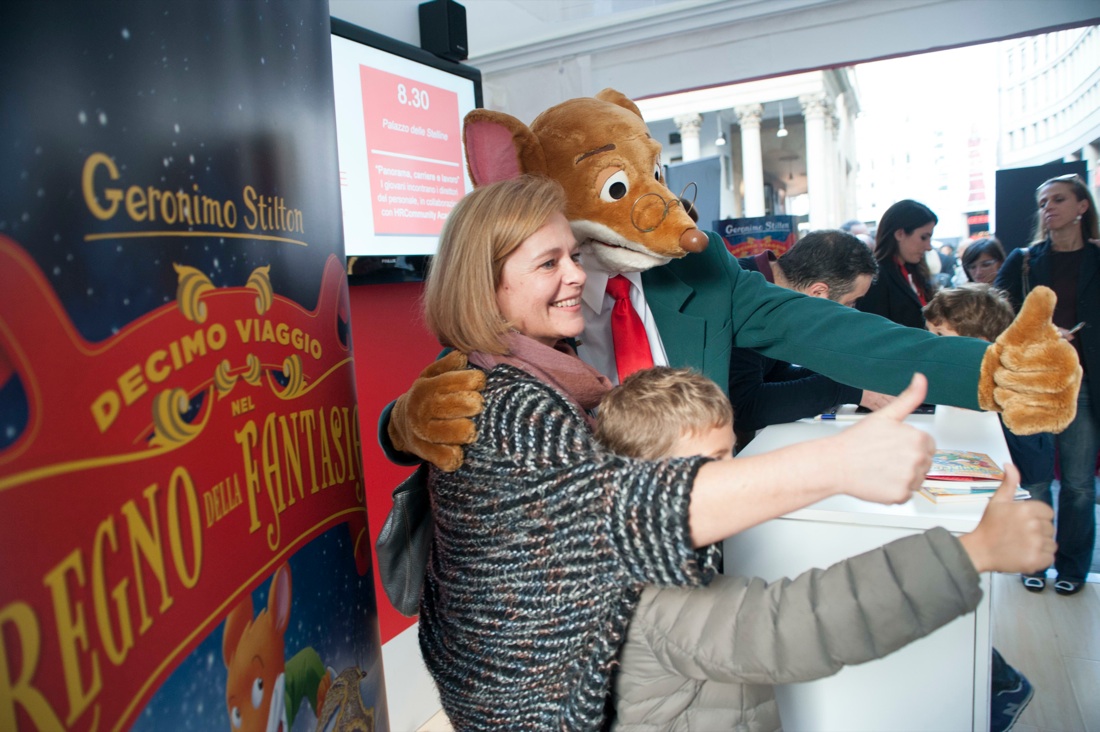 Geronimo Stilton incontra i suoi amici lettori a Milano