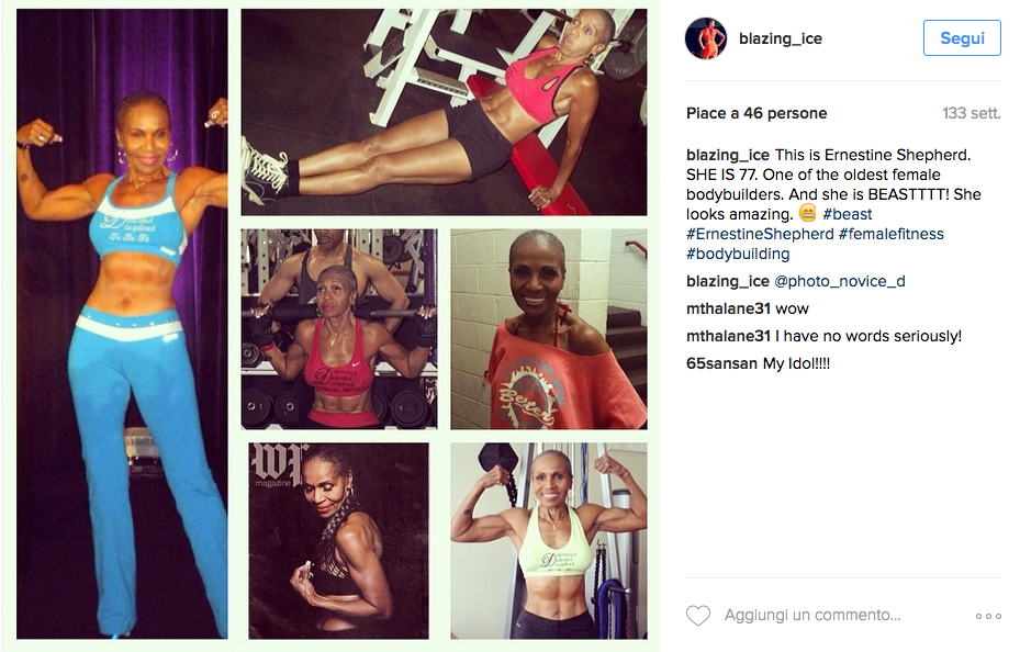 Ha 80 anni la body buider più anziana del mondo Ha 80 anni la body buider più anziana del mondo