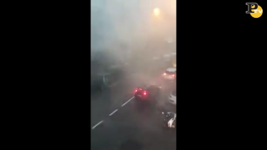 Genova: il video della tromba d’aria sulle strade della città