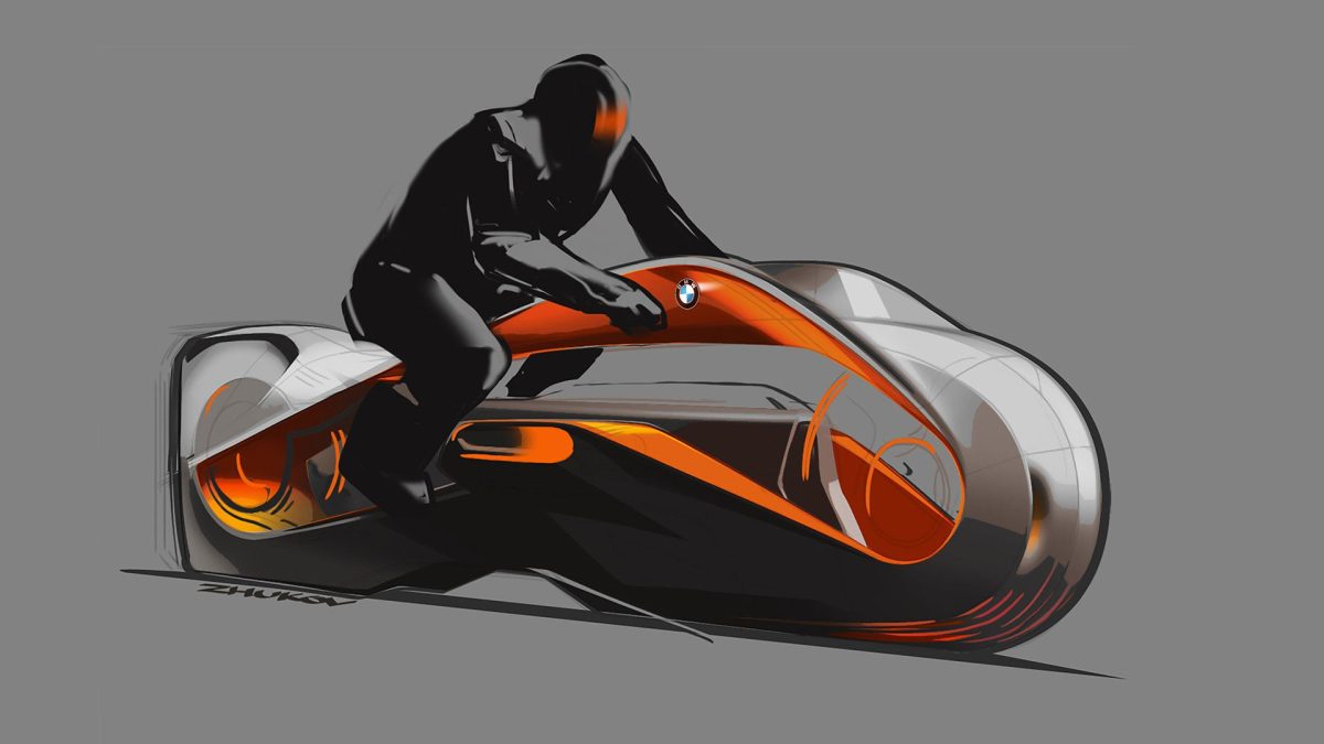 Galleria foto 'BMW: la moto del futuro starà in piedi da sola (e si guiderà senza casco)' - foto 10