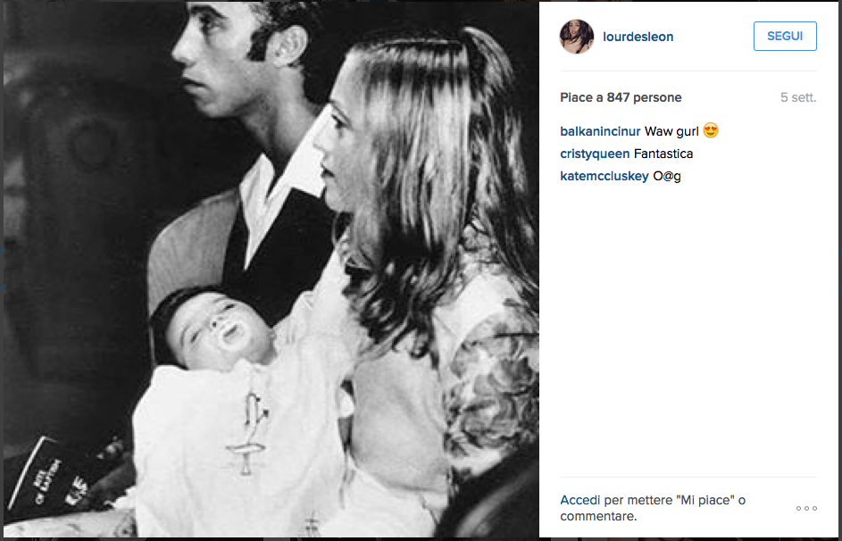 Lourdes: selfie hot per la figlia di Madonna