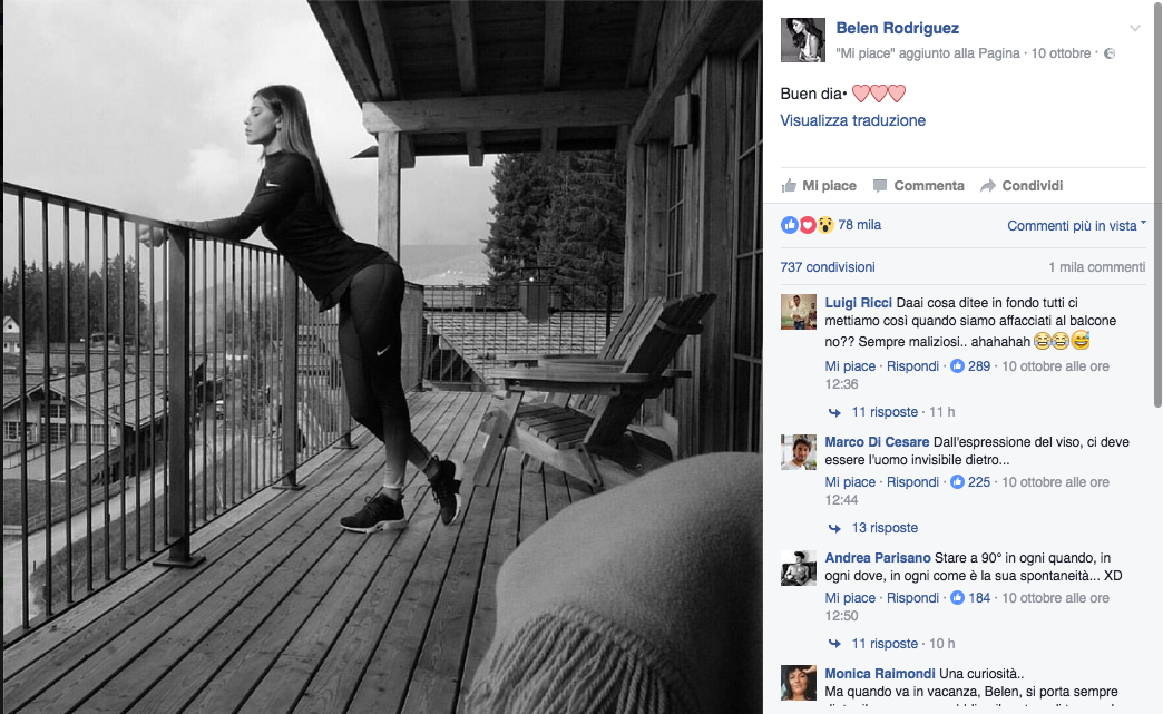 Belén Rodriguez: “Io e Iannone siamo due innamorati folli”