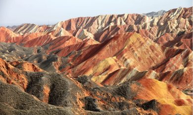 Cina, le montagne arcobaleno del Danxia